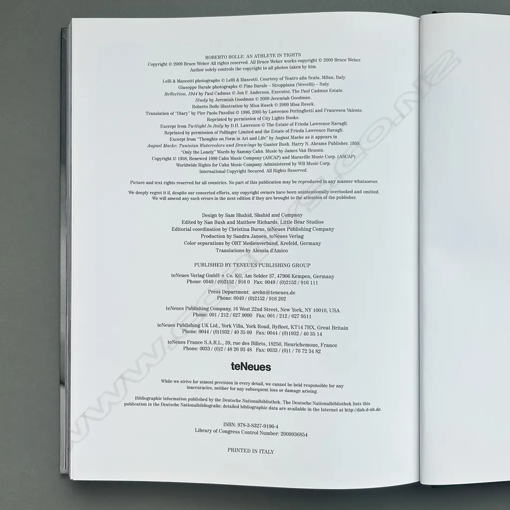 BRUCE WEBER: ROBERTO BOLLE AN ATHLETE IN TIGHTS Image 1++